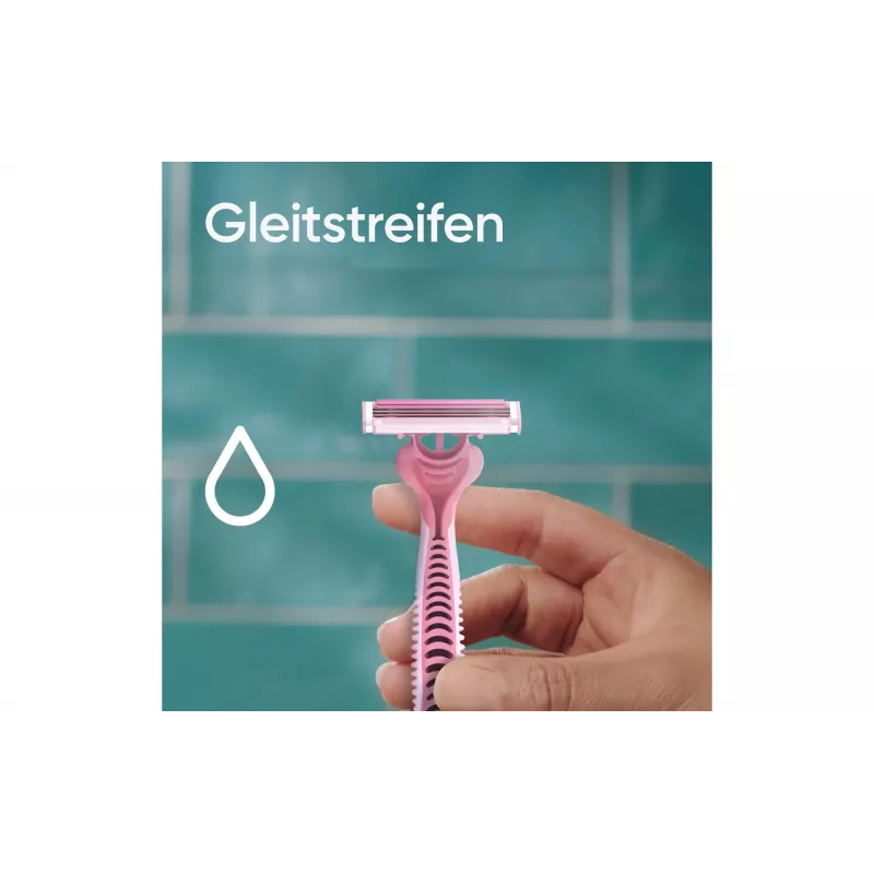 Gillette Simply Venus 3 wegwerpscheermesjes voor dames, 3 mesjes, MoistureRich-strip, 6 stuks 8006540826997