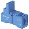 Finder 94.03 blauwe schroefklembehuizing voor relais van de series 55.33/55.34 en 85, 11-polig, DIN-rail-/paneelmontage, 10 A, 250 V AC