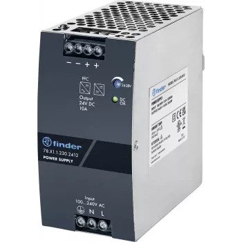 Finder 78.Y1.1.230.2412 schakelvoeding 24V DC 20A 480W DIN-rail