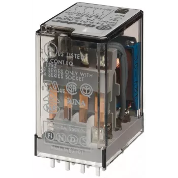 Finder miniatuur-industrierelais 55.14.8.024.0000 24V AC 4PDT 7A