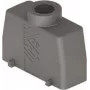ILME TMAV24.32 hoge T-type kap, maat 104.27, 4 schroeven, 1x M32 rechte ingang, grijs