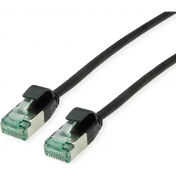 ROLINE RM U/FTP patchkabel Cat.6A/Class EA SLIM zwart 1m - FTP (21.45.3353)