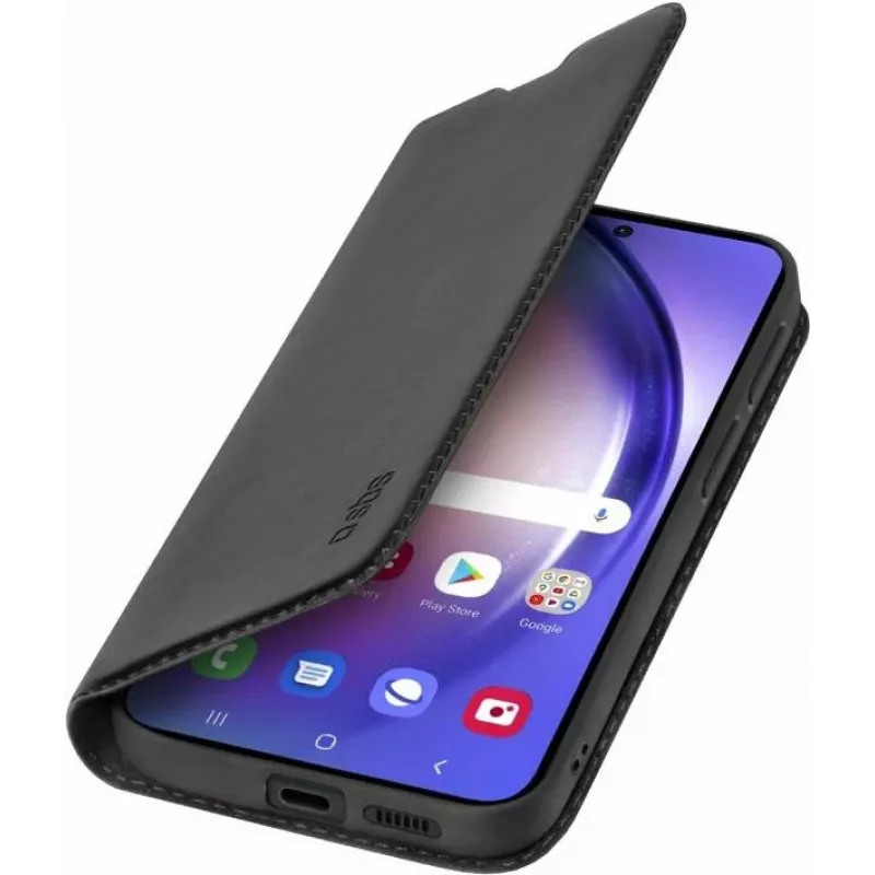 SBS Mobile wallet-hoes voor Samsung Galaxy A55 5G, zwart TEBKLITESAA55K