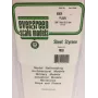Evergreen polystyreenplaat 300 mm x 150 mm x 0,13 mm, wit, 3-pack (9009)