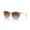 Armani Exchange dameszonnebril vierkant AX4140S 834213 Havana bruin gradient 55/17/140 mm