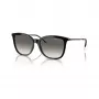 Armani Exchange dameszonnebril vierkant AX4151S 815811 zwart/grijs gradient 55mm