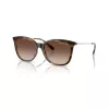 Armani Exchange dameszonnebril AX4151S, bruin Havana montuur, bruine gradient glazen, 55mm AX4151S821313