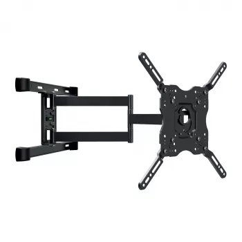 Vivanco Full-Motion tv-wandbeugel voor 32-65 inch schermen tot 45 kg, VESA 200x200 tot 600x400, zwart VVTVFMOR65INCH45KG