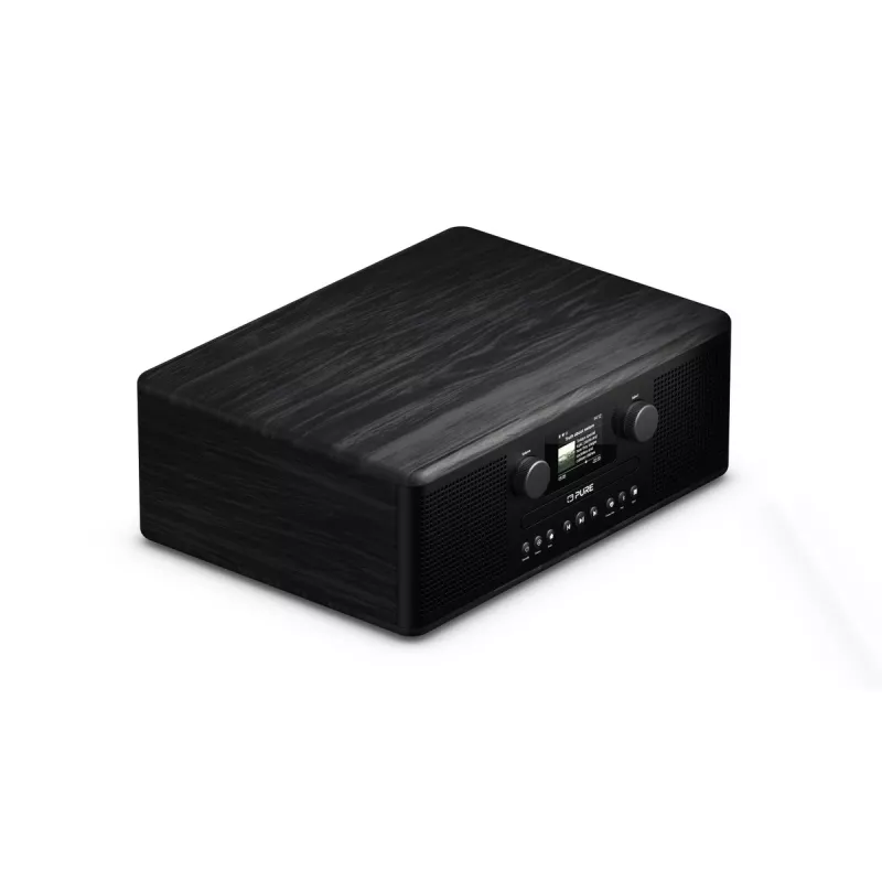 Pure Classic C-D6i internetradio met DAB+ en FM, zwart/zwart es 254587