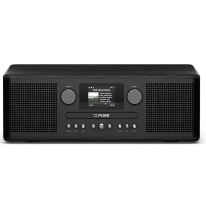 Pure Classic C-D6i internetradio met DAB+ en FM, zwart/zwart es 254587