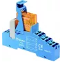 Finder 48.P6.9.024.4050 interface-relaismodule, 24 V DC spoel, 16 A SPDT contact, DIN-railmontage, LED-indicatie
