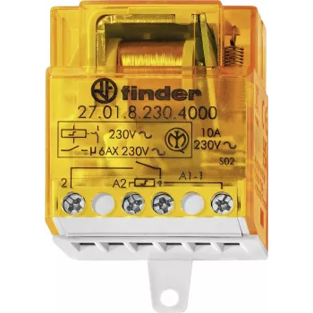 Finder 27 serie impulsrelais 1 NO 10 A 230 V AC DIN-rail 27.01.8.230.4000