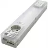 Finder LED-schakelkastlamp met Schuko-stopcontact, 6W, 1000lm, 4000K, wit/transparant, 360mm 7L.55.8.230.4200
