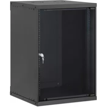 Intellinet 19 inch Wandmontage-Netwerkkast, Basic Line, 15U, 560 mm Diepte, Zwart RAL 9005 (716772)