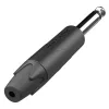 Neutrik NP2XX-NI-0 6,35 mm 2-polige jackstekker, vernikkelde contacten, soldeeraansluiting