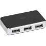 Vivanco USB 2.0 4-poorts hub met 3 m kabel (VVITHUB2V4PORTS)