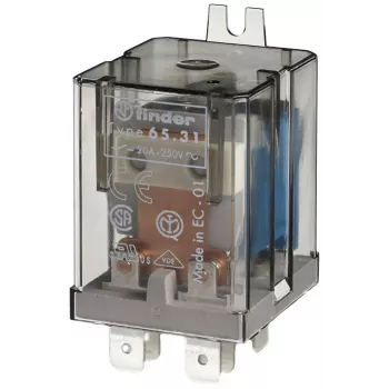 Finder 65.31.9.024.4309 vermogensrelais 24V DC 30A 1NO Faston