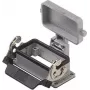 ILME CHI16LS opbouwbehuizing, maat 77.27, gegoten aluminium, grijs, enkele hendel, IP65, M25