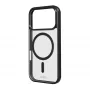 SBS hoesje Apple iPhone 17 Pro transparant zwart MagSafe-compatibel TEMAGCOLIP1763PK