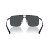 Armani Exchange heren vierkante zonnebril AX2050S609980 matzwart/donkergrijs 60mm
