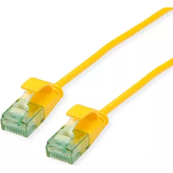 ROLINE RM UTP-patchkabel Cat.6A/Class EA SLIM geel 1m 21.45.3423