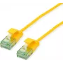 ROLINE RM UTP-patchkabel Cat.6A/Class EA SLIM geel 1m 21.45.3423