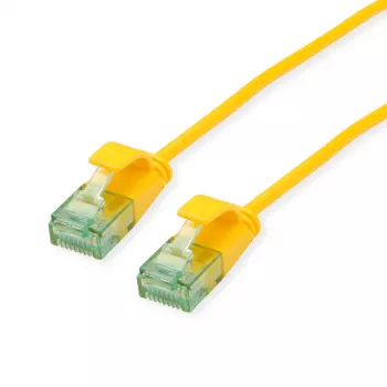 ROLINE RM UTP-patchkabel Cat.6A/Class EA SLIM geel 1m 21.45.3423