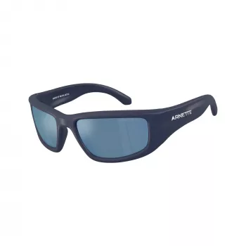 Arnette AN4358 275922 heren rechthoek zonnebril, matzwart montuur, grijze glazen, 58mm