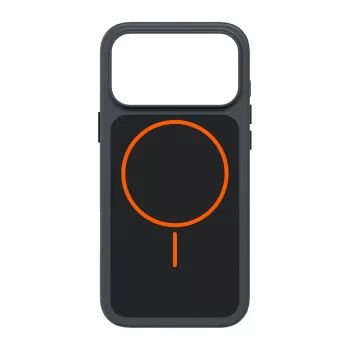 SBS D3O Core hoesje voor iPhone 18 Pro Max / 17 Pro Max, MagSafe-compatibel, zwart-oranje