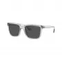 Armani Exchange heren rechthoekige zonnebril AX4112SU82398 zwart/grijs 55-19-145