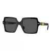 Versace VE4441 GB1-87 dameszonnebril, vierkant, zwart/grijs, 55mm
