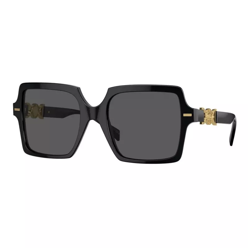 Versace VE4441 GB1-87 dameszonnebril, vierkant, zwart/grijs, 55mm