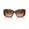 Burberry BE4410-331613 dames cat-eye zonnebril, Havana/bruin gradient, 52/18/140 mm