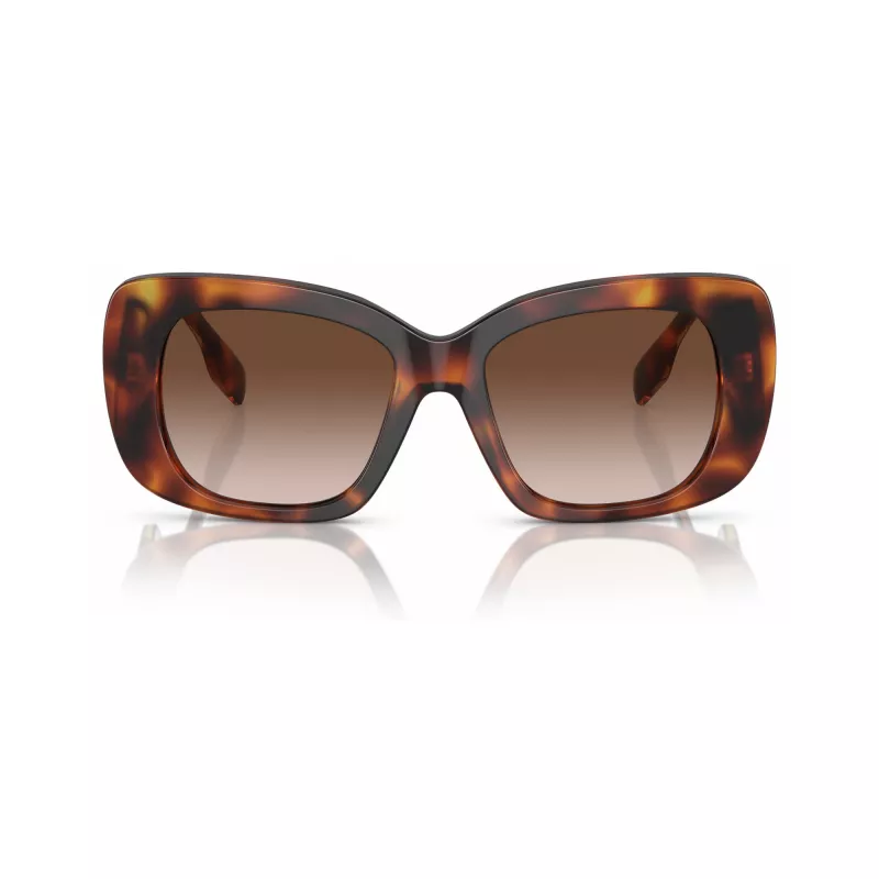 Burberry BE4410-331613 dames cat-eye zonnebril, Havana/bruin gradient, 52/18/140 mm