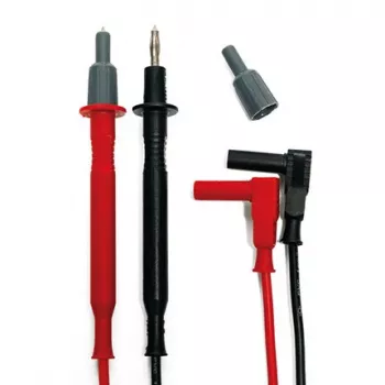 HT Instruments 4413-2 veiligheidsmeetsnoeren, 2 m, CAT IV 1000V, 10 A, rood/zwart 1003090