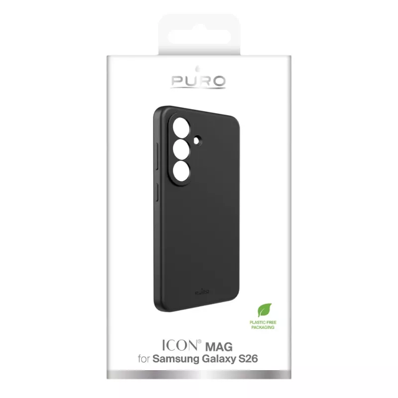 SBS Mobile Icon Collection beschermende achterkant voor Samsung Galaxy S26 – zwart PUSGS26ICONBLK