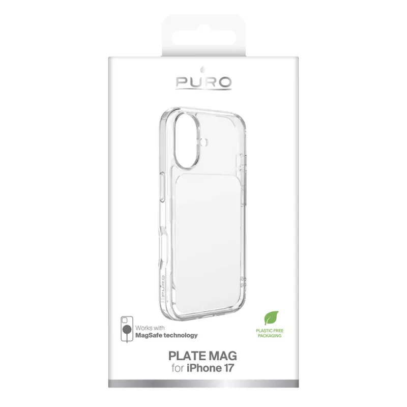 SBS Mobile transparante hoes voor Apple iPhone 17 - transparante TPU achterkant PUIPC1763CLEARMWHI