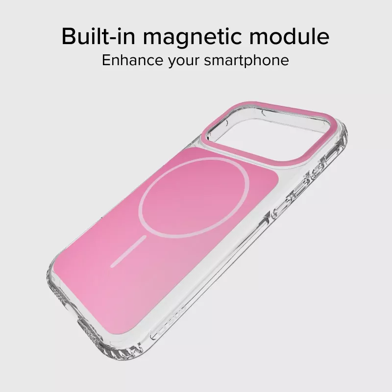 SBS Block hoes voor iPhone 18 Pro Max, MagSafe-compatibel, roze