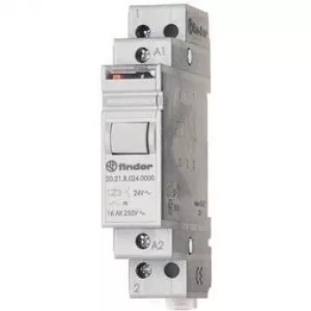 Finder impulsrelais 16A 250V 1NO 24V AC DIN-rail 20.21.8.024.4000