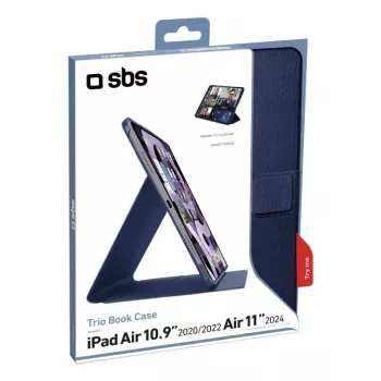 SBS Book Pro Folio hoesje voor iPad Air 11 inch 2024 / 10,9 inch 2022 & 2020 - blauw TABKPROIPAIR10924B