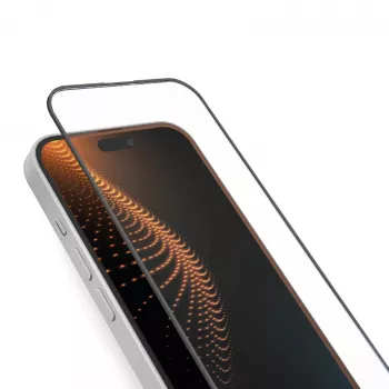 SBS Mobile gehard glas schermbeschermer voor Apple iPhone 16 / iPhone 15 / iPhone 15 Pro - 9H hardheid, krasvast, oleofoob, bubbelvrij, 1-pack TED3OSCRGLIP1661