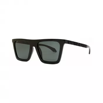 Versace VE4468UGB187 dames cat-eye zonnebril, zwart montuur, donkergrijze glazen, 53-19-140 mm