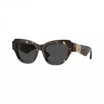 Burberry BE4423F411187 dameszonnebril, vierkant, zwart montuur, grijze glazen, 52mm