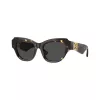 Burberry BE4423F411187 dameszonnebril, vierkant, zwart montuur, grijze glazen, 52mm