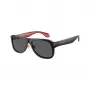 Giorgio Armani herenzonnebril vierkant AR8209 6069B1 matzwart donkergrijs 54mm