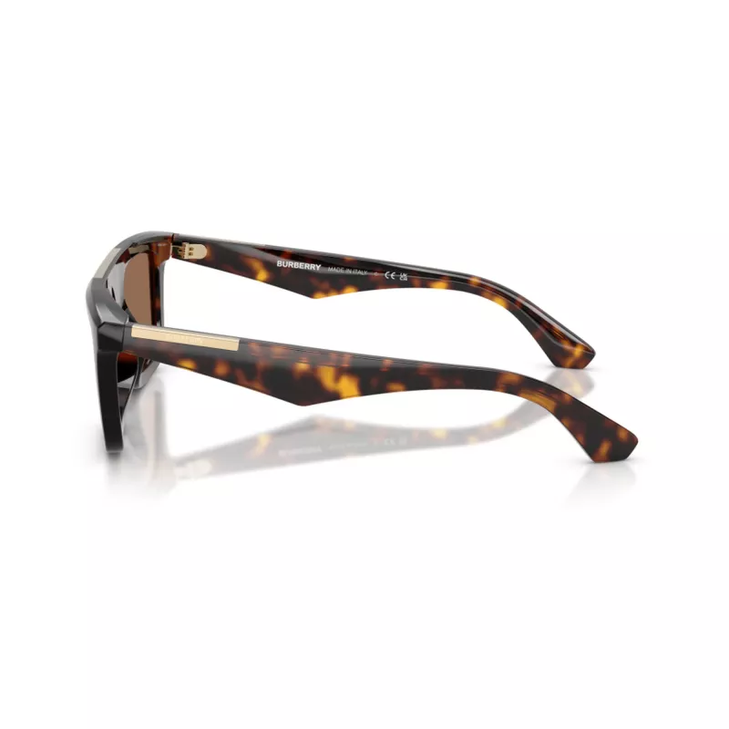 Burberry BE4437U300273 herenzonnebril, vierkant, Havana/donkerbruin, 55-18-145