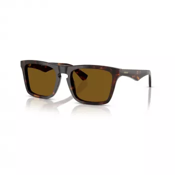 Burberry BE4434-300283 herenzonnebril, donkerbruin Havana montuur, bruine gradientglazen, 57/20/145 mm