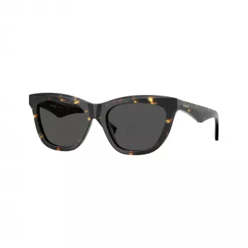 Burberry BE4435F412187 dames vierkante zonnebril, Havana/donkergrijs, 53mm