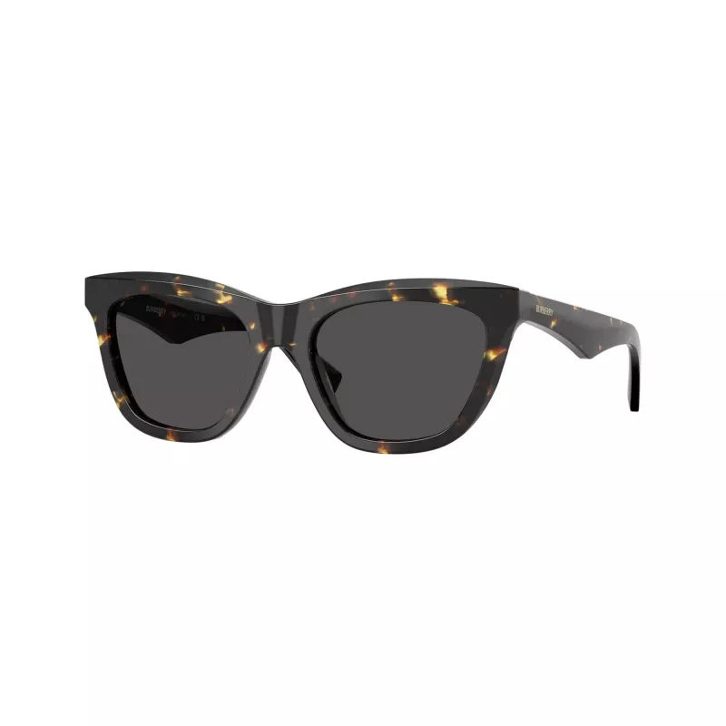Burberry BE4435F412187 dames vierkante zonnebril, Havana/donkergrijs, 53mm