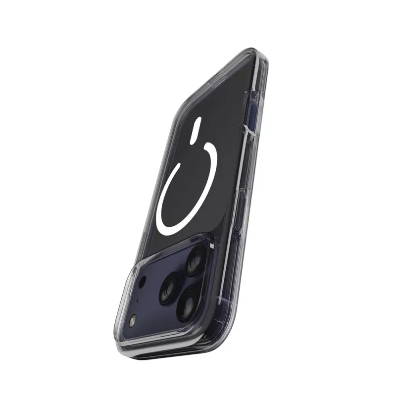 PURO Impact Clear D3O Bio hoes voor Apple iPhone 17 Pro, MagSafe-compatibel, transparant (PUIPC17P63IMPCLD3OTR)